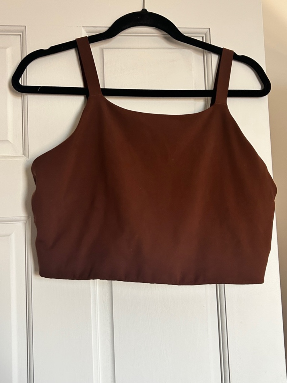 Girlfriend Collective Brown Mia Sports Bra